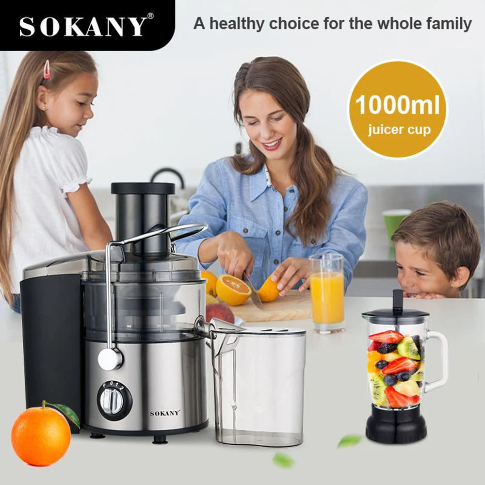 Houselin 4-in-1 Juicer, Fast Fruit Extraction